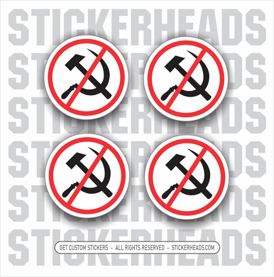 NO Commies Communism  - Work Union Misc Funny Sticker