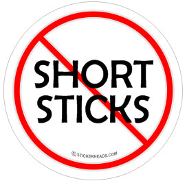 NO Short Sticks - Crane Operator Sticker – Stickerheads Stickers