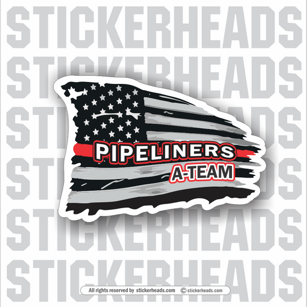USA LINE Flag - Custom Text  -   Incentives Sticker