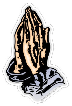 Praying Hands -  Religious Sticker