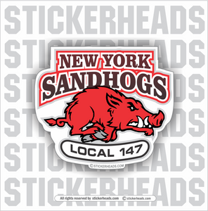 New York Sandhogs local 147 - Sandhog Sticker