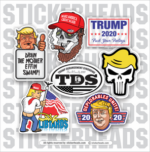 Trump Super Pack  -  7 Pro - Trump Funny Sticker Pack