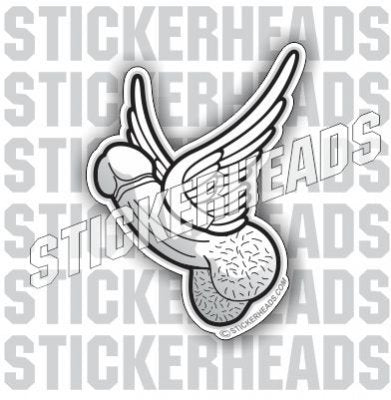 Flying Penis Dick  - Funny Sticker