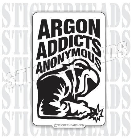 AAA Argon Addicts Anonymous  - Weld Welder Sticker