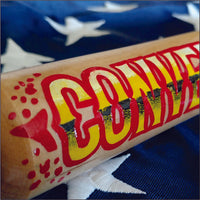 Conversation Ender -  Hand Painted - Mini Bat - Guy Gifts - Man Cave Shit