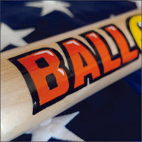Ball Breaker ( Smiley Face ) -  Hand Painted - Mini Bat - Guy Gifts - Man Cave Shit