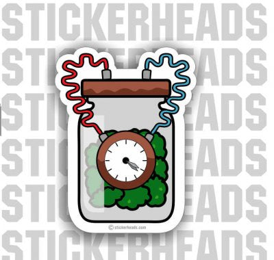 Time Pot Bomb - Pot High Life  - Funny Sticker