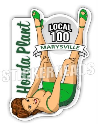 Pinup Chick #3 - Daisy May Pinup Sticker