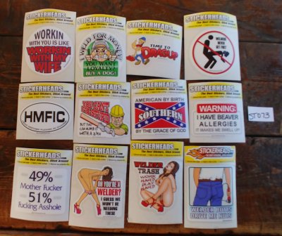 ⭕#ST073- Welder  - 12-3" Sticker Pack   | |  Over Run Sticker Deal  | |