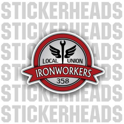 Winged Spud wrench delux  - Ironworker Ironworkers Iron Worker Sticker