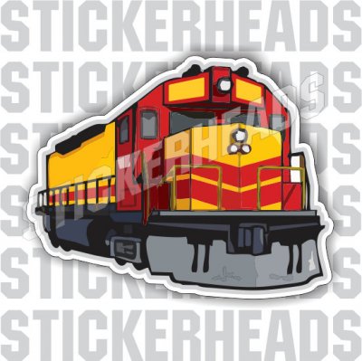 Rail Sticker Rid Train Engine - Railroad Sticker – Stickerheads Stickers