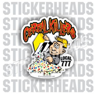 Cereal Killer with local -  Misc Union Sticker