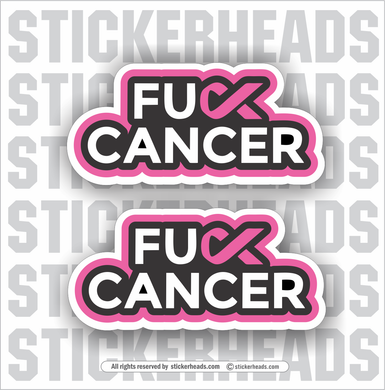 Fuck Cancer ( Your Custom Color )  - Cancer Sticker