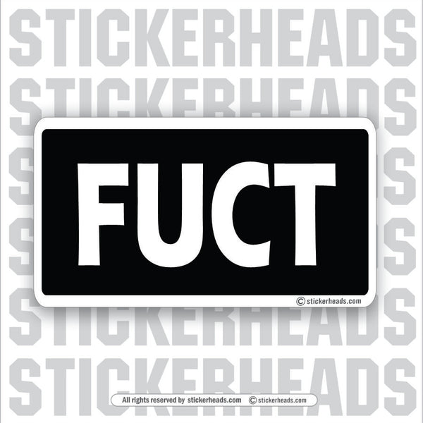 FUCT - Attitude Sticker