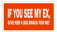 If you see my Ex    - Attitude Sticker