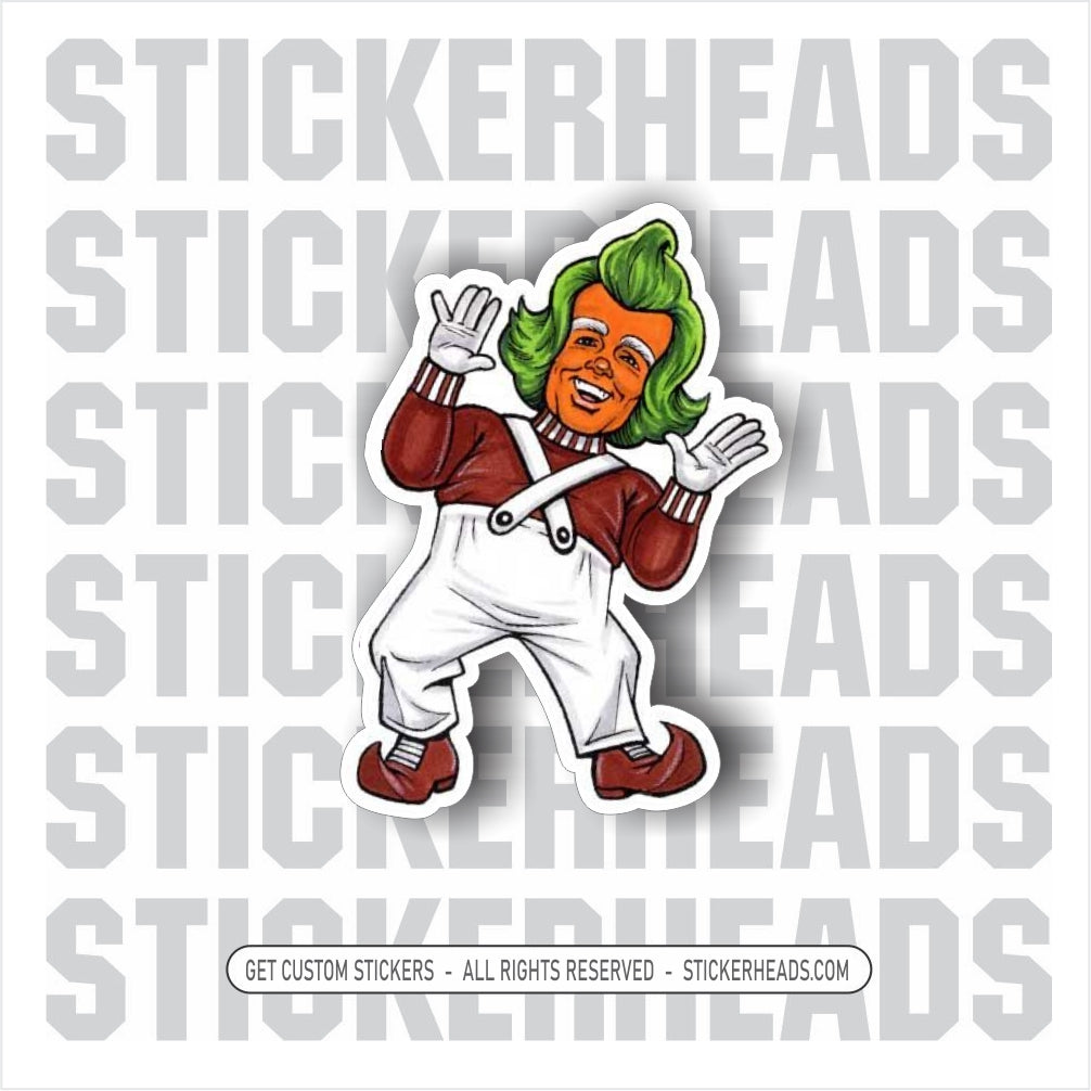 oompa loompa-  Funny Work Sticker