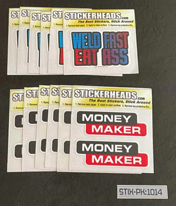 Copy of ⭕#STIX-PK 1014 ---12 -3" Sticker Pack   | |  Over Run Sticker Deal  | | PIPEWELDER WELDER