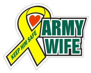 Army Wife  - Military Sticker