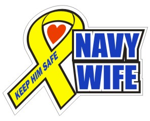 Navy Wife  - Military Sticker