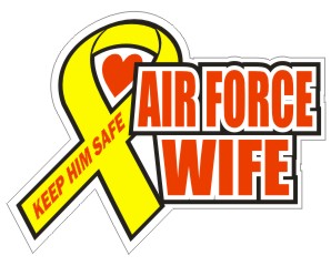 Air Force Wife  - Military Sticker