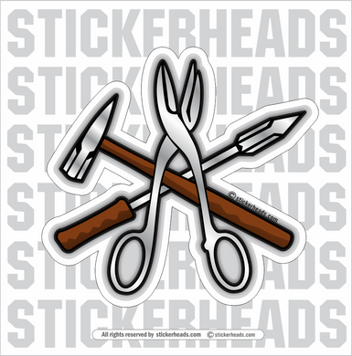 TOOLS   - Sheet Metal Workers Sticker