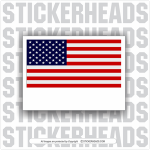USA FLAG - Custom Text Message - Make Your Own Sticker